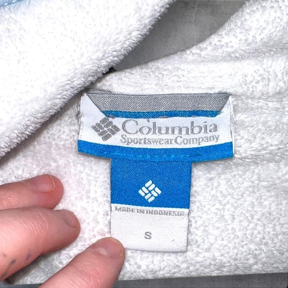 Columbia White Fleece Jacket - Picture 4 of 4